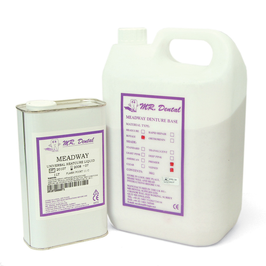 Mr Dental-Meadway-Royale-Heat-Cure-Powder-55Kg